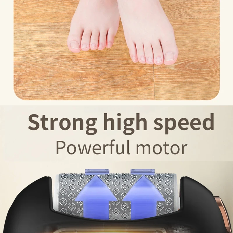 (image for) Electric Foot Grinder Rupture Skin Trimmer Dead Skin for Heels Foot Care Grinding Pedicure Tools 2 Speed Mode Recharge Remover Callus